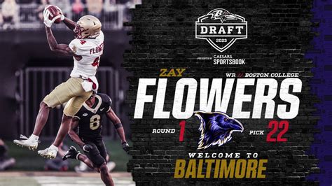 Ravens Select WR Zay Flowers With 2023 First-Round Pick