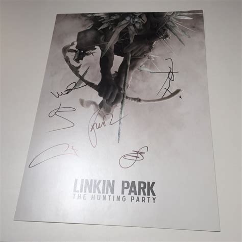 "Hunting Party" Poster Signed by Linkin Park