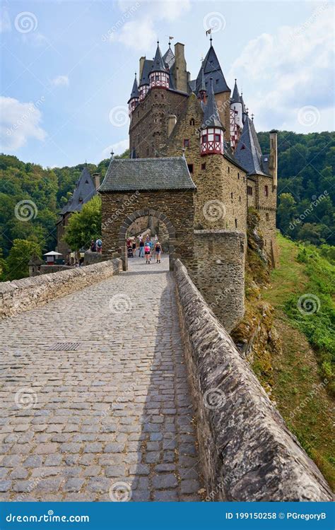 Classic Perspective of the Amazing Burg Eltz Castle, Mosel River, Germany Editorial Stock Photo ...