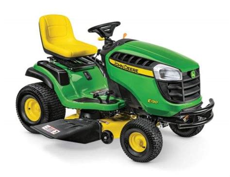 John Deere E130 Lawn Tractor Maintenance Guide & Parts List