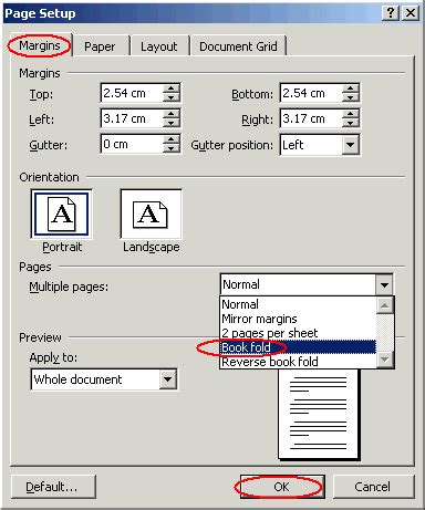 how to format settings for a booklet in word mac - odebigo