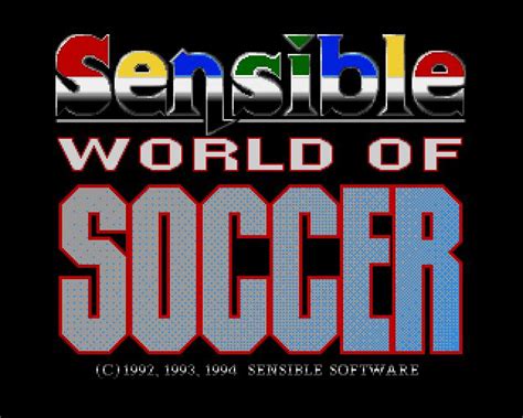 Sensible World of Soccer Download (1994 Amiga Game)