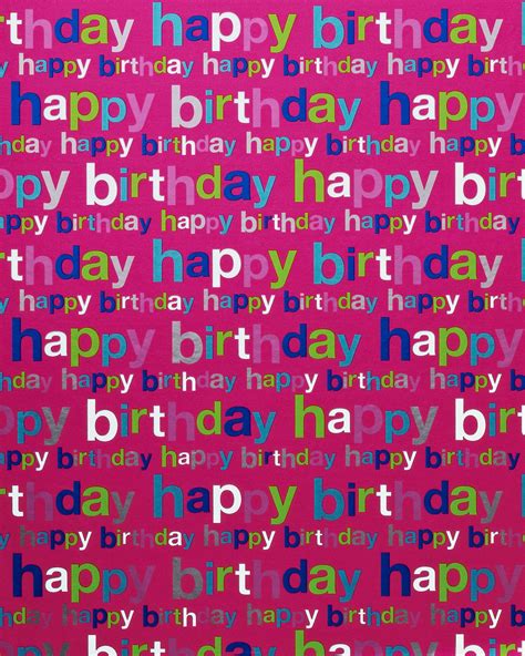 American Greetings Pink Birthday Wrapping Paper, 20 Sq. Ft. Total - Walmart.com