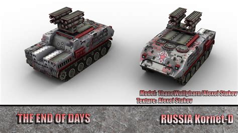 Russian Kornet-D1 Anti-Tank Missile Launcher image - The End of Days mod for C&C: Generals Zero ...