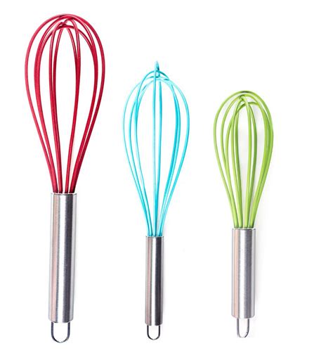 3-Pack of Stainless Steel & Silicone Whisks Only $10.93!