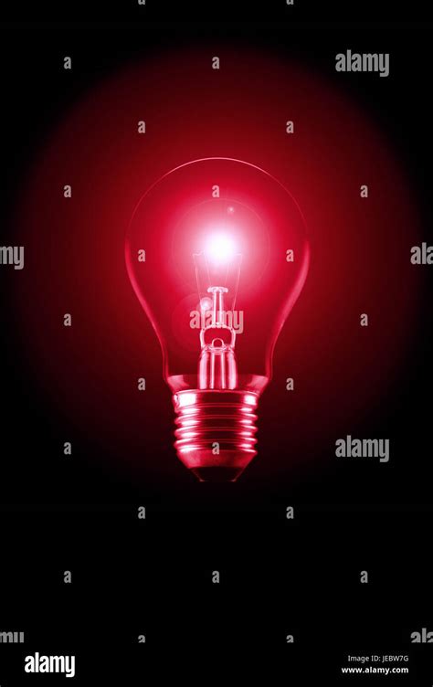 red light bulb Stock Photo - Alamy