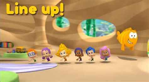 "Line up everybody! Let's go outside!.." | BUBBLE GUPPIES | Pinterest