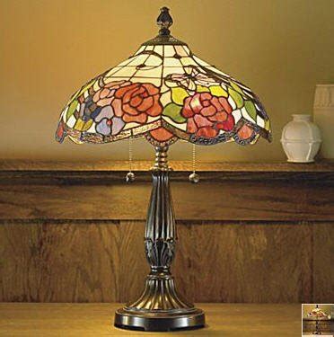 Dale Tiffany® Butterfly and Rose Table Lamp - Decor Report