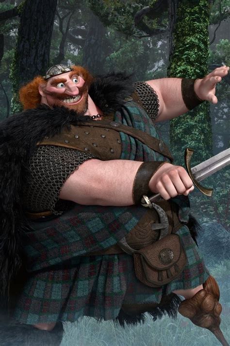 king fergus, merida's father