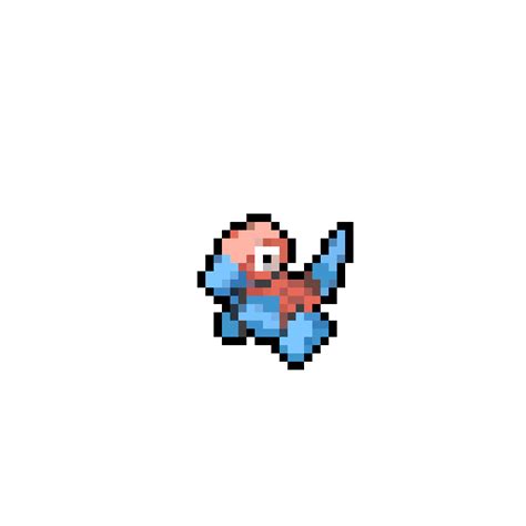 Porygon pokemon sword and shield pixel art