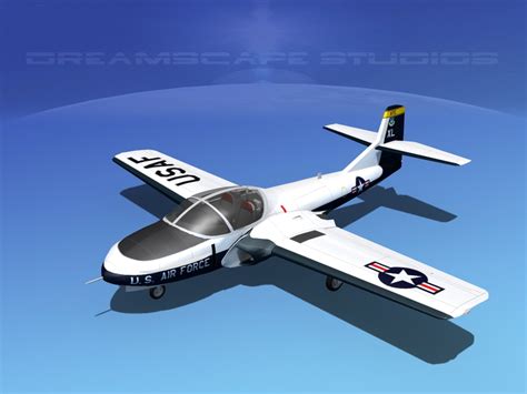 3d model of t-37 cessna tweet