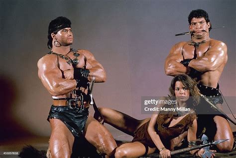 Portrait of 25-year-old powerlifting twin brothers David Paul and ...