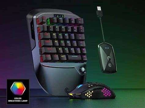 GameSir VX2 AimSwitch Wireless Gaming Keypad and Mouse Combo for All ...