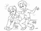 Coloring Pages Sad sketch template