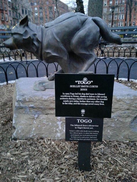 PETA Protests Iditarod at Togo Statue in Seward Park