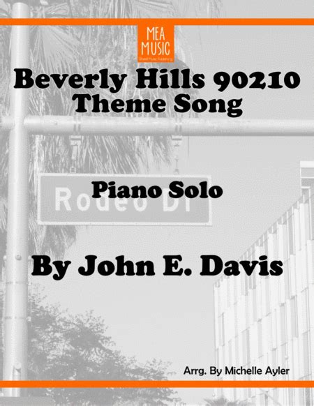 Beverly Hills 90210 - Theme By John E. Davis - Digital Sheet Music For ...