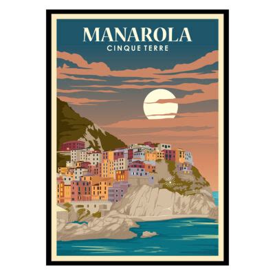 Manarola Il Presepe Cinque Terre Poster | Buy Posters & Art Prints at ...