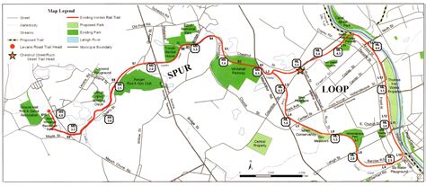 Ironton Rail Trail - Trail Map