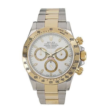 Rolex Daytona Two Tone White Dial | New York Jewelers Chicago