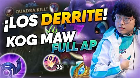 😱 ¿QUÉ LO JUEGUE DICE? KOG MAW FULL AP MID ES FREE ELO, LA BUILD QUE ...