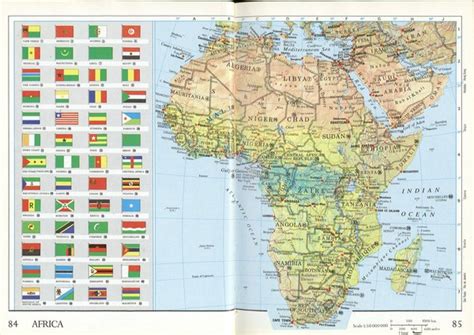 Africa Flag Map - Africa • mappery