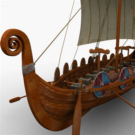 3d viking ship boats model | Viking ship, Vikings, Wooden ship models