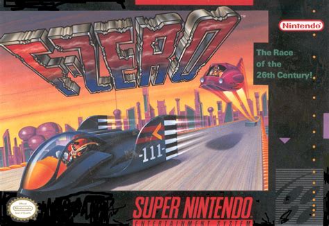 F-Zero (1990) SNES box cover art - MobyGames