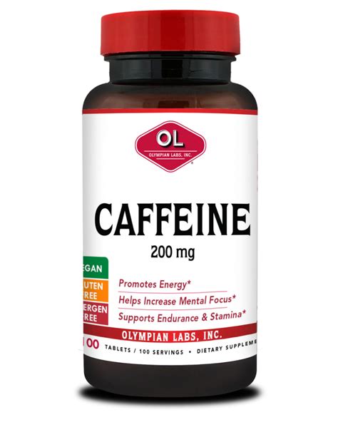 CAFFEINE 200mg Tablet | Olympian Labs