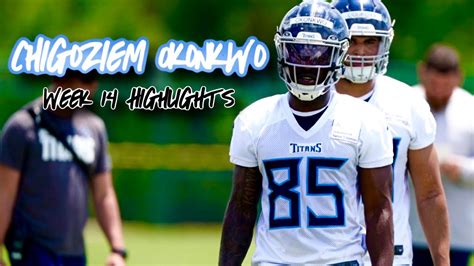 Chigoziem Okonkwo ALL touches | Week 14 Highlights | Week 14, 2023 | WIN vs Dolphins - YouTube