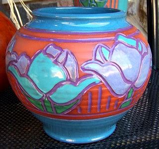 Nouveau Pottery | A pottery bowl produced in the Greenfield … | Flickr