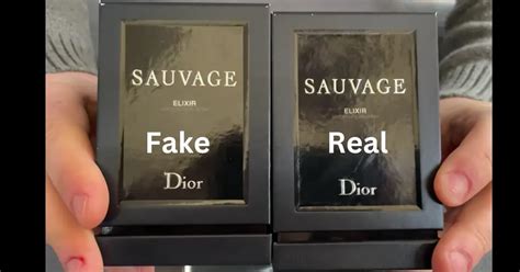 Original Vs Fake Dior Sauvage Elixir - OppositeAttracts