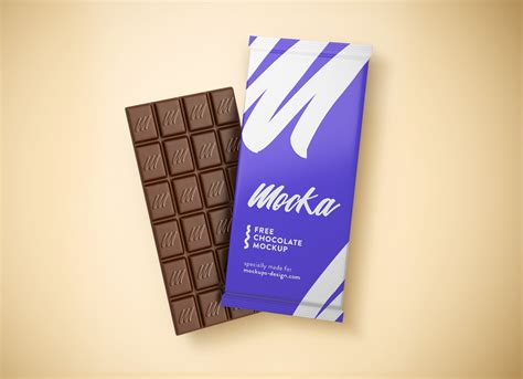 Free Chocolate Bar Packaging Mockup PSD - Good Mockups