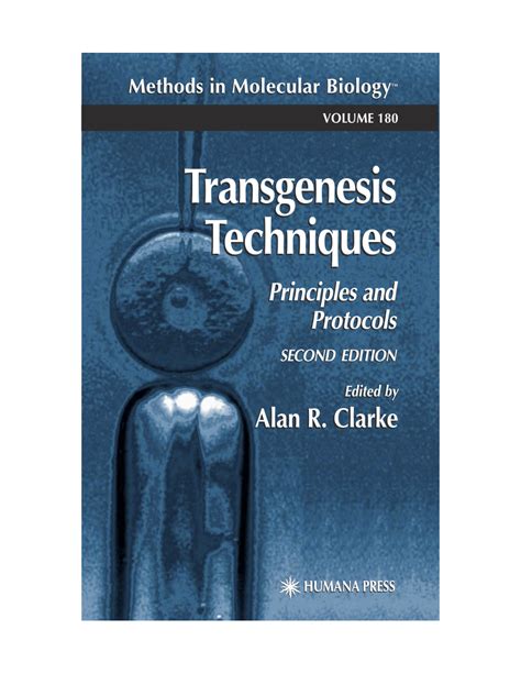 (PDF) Transgenesis techniques - Principles and protocols