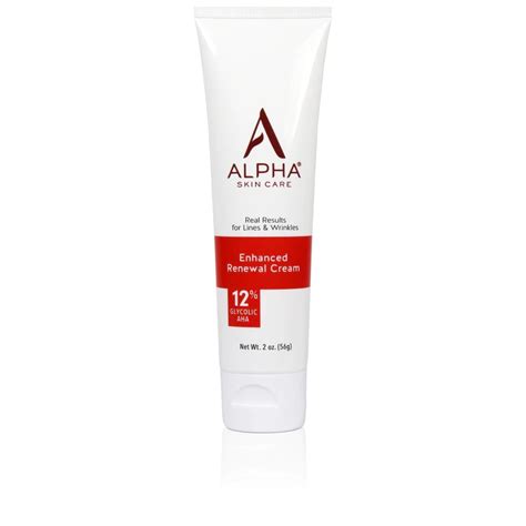 Alpha Skin Care Enhanced Renewal Cream with 12% AHA – Worthee Cosmetics