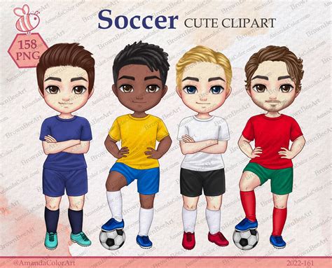 Cute Clipart, Soccer Clipart, Football Clipart, Soccer Player, Soccer ...