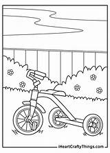 Bike Printable Coloring Pages sketch template