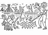 Vintage Gardening Coloring Page  Free Printable Pages For Kids sketch template