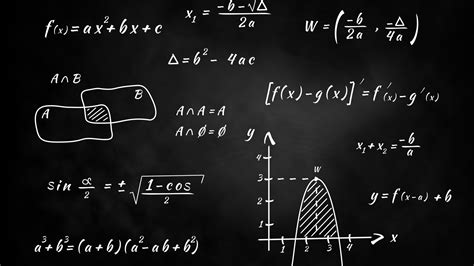 Monochrome, Blackboard, Knowledge, Mathematics, Graph, - Mathematics ...