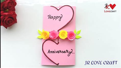 Beautiful Handmade Anniversary Card Idea / DIY Greeting Cards for Anniversary - YouTube