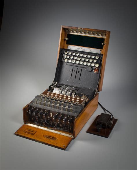 Bonhams : ENIGMA MACHINE. A Rare Early 3-Rotor German Enigma I ...