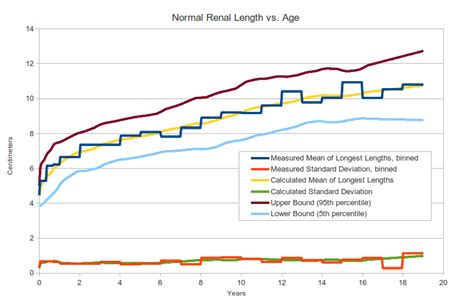 Pediatric Kidney Size Normal Range and Renal Length Percentile Calculator in Children ...