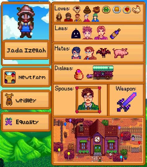 stardew valley farmer profile | Imagem de fundo para iphone, Ficha de ...