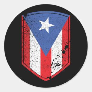 Puerto Rican Flag Stickers | Zazzle