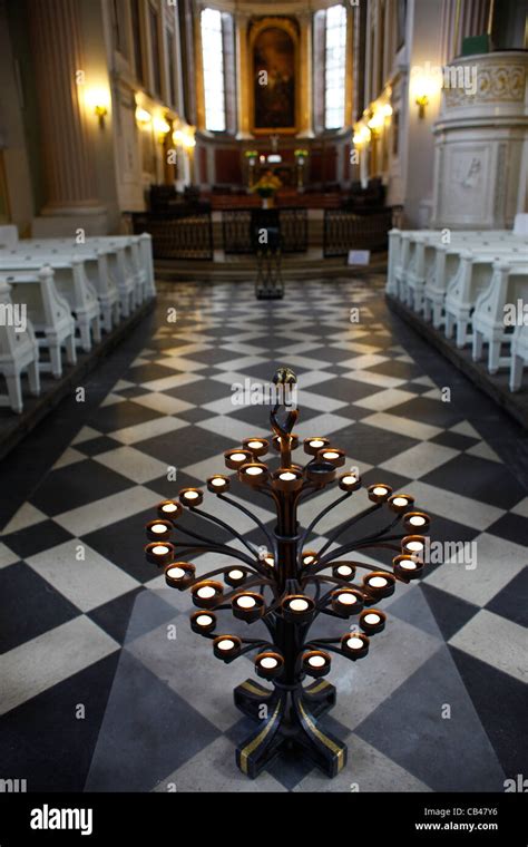 Interior of St Nicholas Church or Nikolaikirche in Leipzig State of Saxony Eastern Germany Stock ...