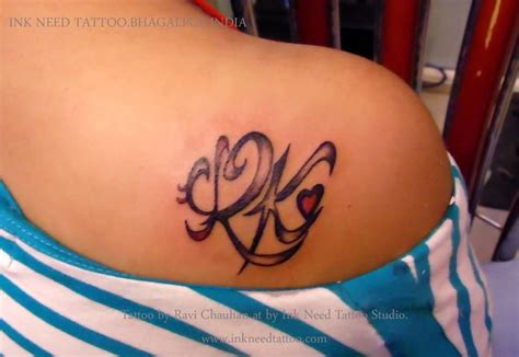 r k letter, letter tattoo, alphabet letter, name tattoo,heart tattoo, ink need tattoo , ravi ch ...