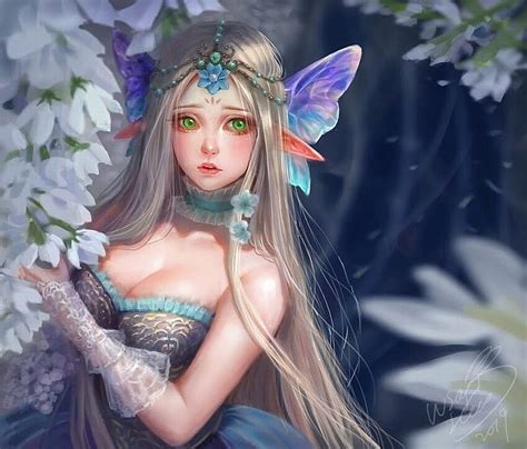 Butterfly fairy, art, fantasy, luminos, butterfly, girl, christy oiyee ...