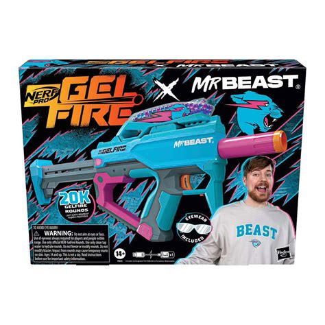 NERF Pro Gelfire x MrBeast Full-Auto BlasterNERF Pro Gelfire x MrBeast ...