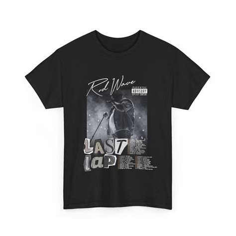 Rod Wave "Last Last Lap" Tour Shirt, 2024 Rod Wave Concert Merch ...