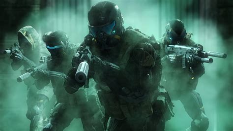 HD wallpaper: rendering, weapons, soldiers, helmet, crysis, squad, nanosuit | Wallpaper Flare