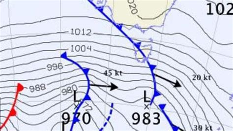 Weather map explainer: What are cold fronts, synoptic charts, isobars?